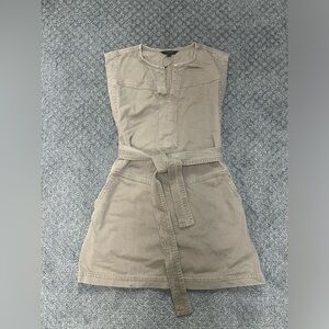 Banana Republic Khaki denim mini dress